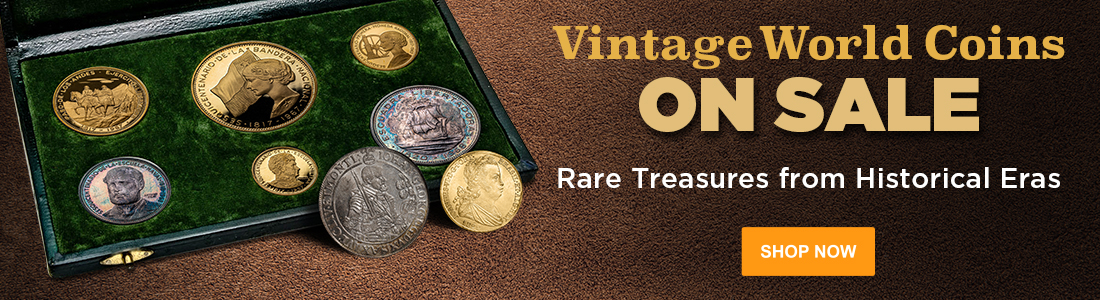 Vintage World Coins on Sale